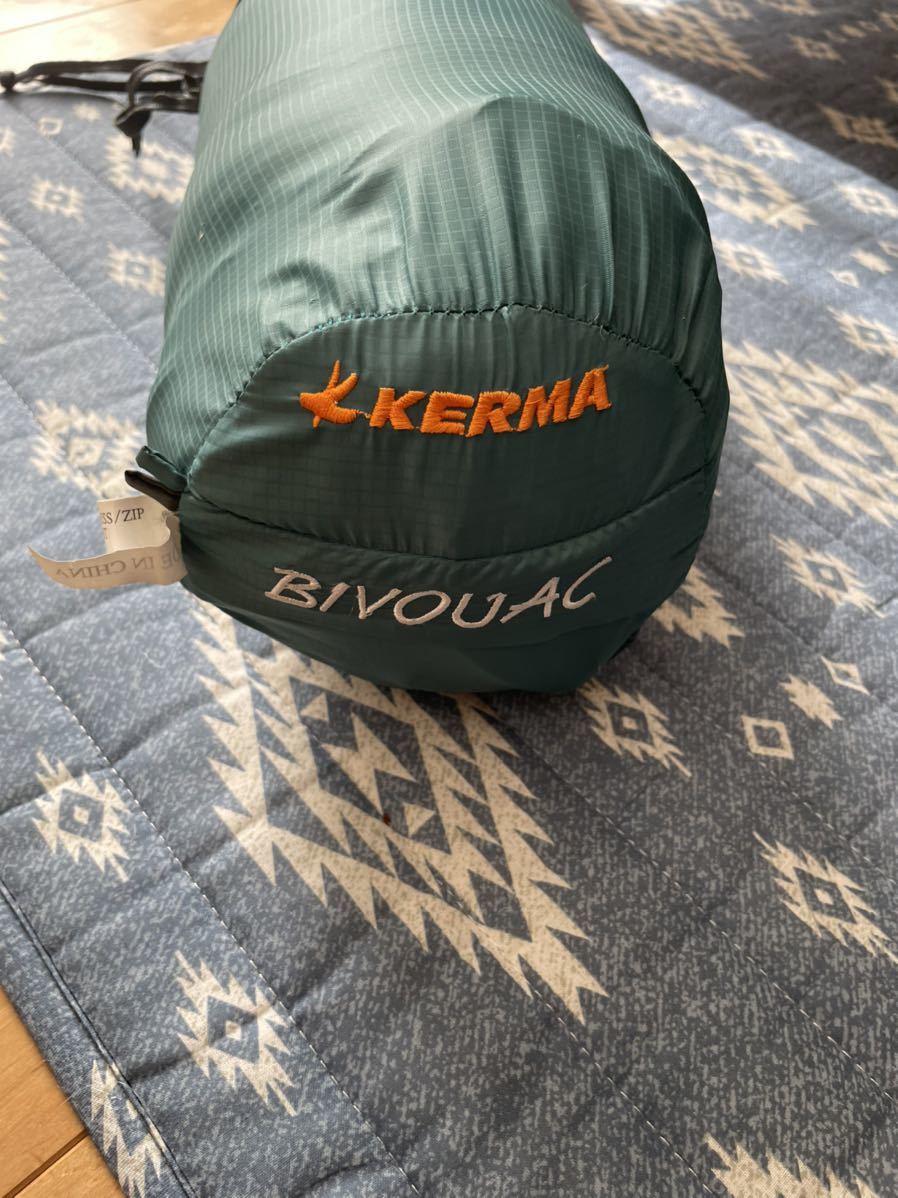 KERMA ダウンシェラフ　ビバーク　マミー型　寝袋　検)mont-bell スノーピーク　ナンガ　イスカ 寝袋 シュラフ マミー型 Rockの冬用寝袋 マミー型なのに出入りが簡単！手足が出せて動けるBears Rockの冬用マミー型寝袋