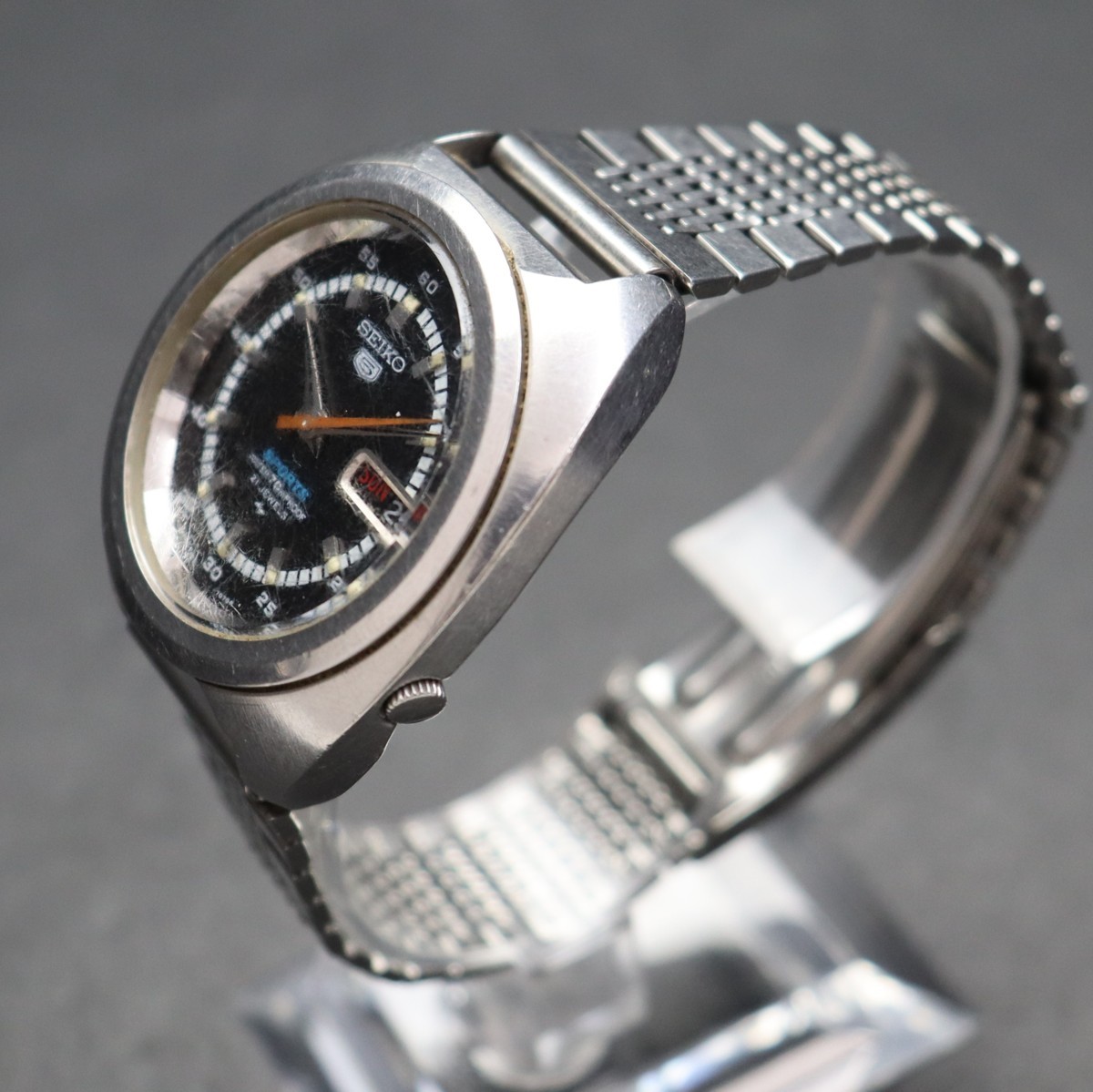 SEIKO 5 SPORTS セイコー5スポーツ 7019-7050 自動巻き 21石 動作品