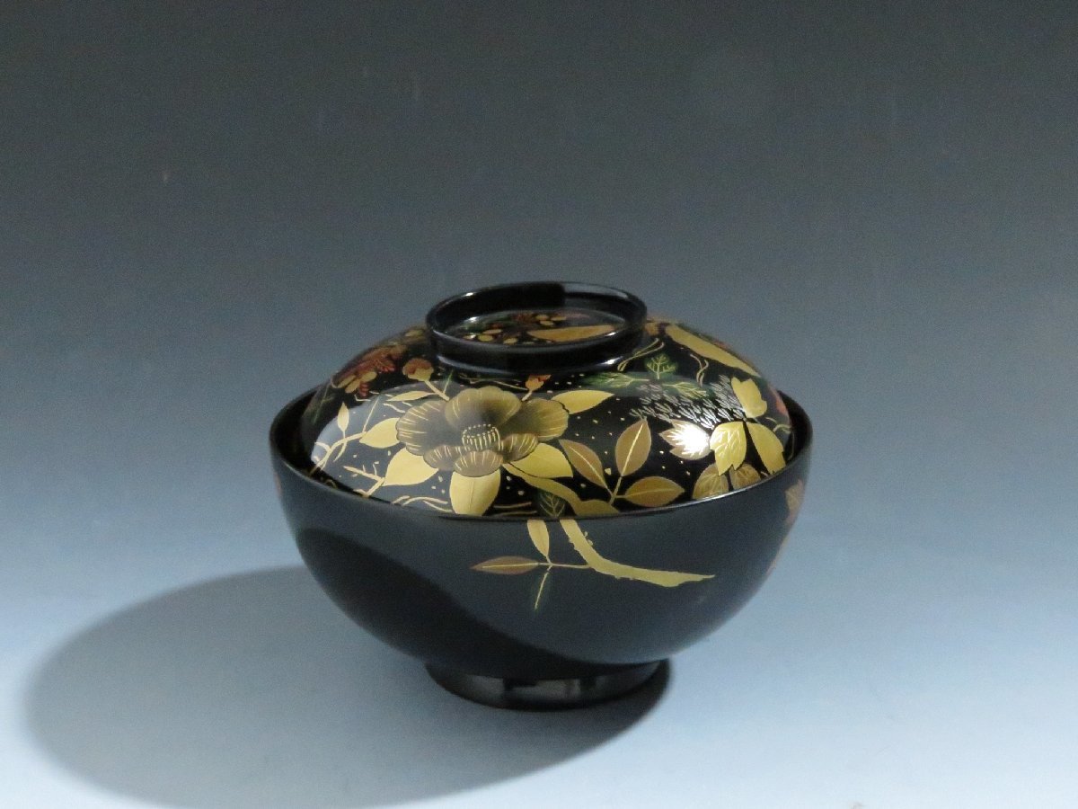 輪島塗 | – 吸物椀10客組 平安秀雄造 蒔絵師 - kaji
