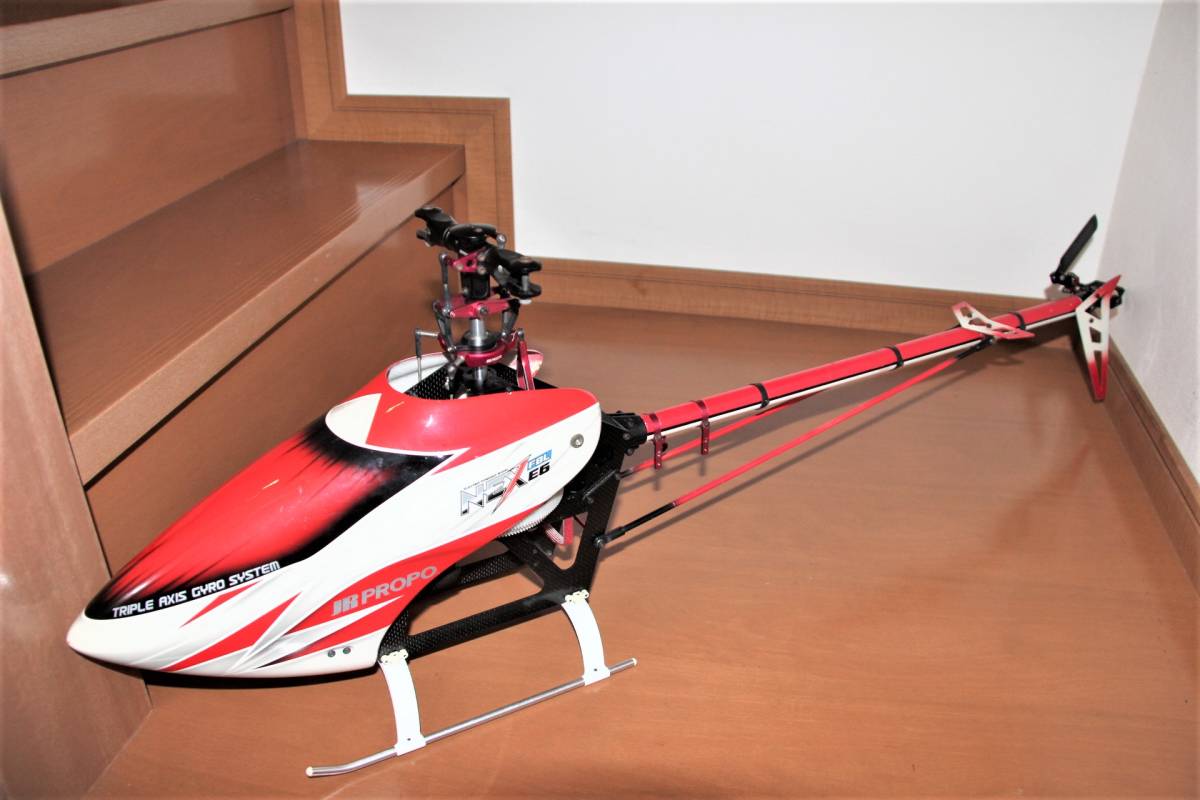 ☆JRプロポ NEX E6-550 純正モーター付き 機体のみ 中古品 NEX 0 JR