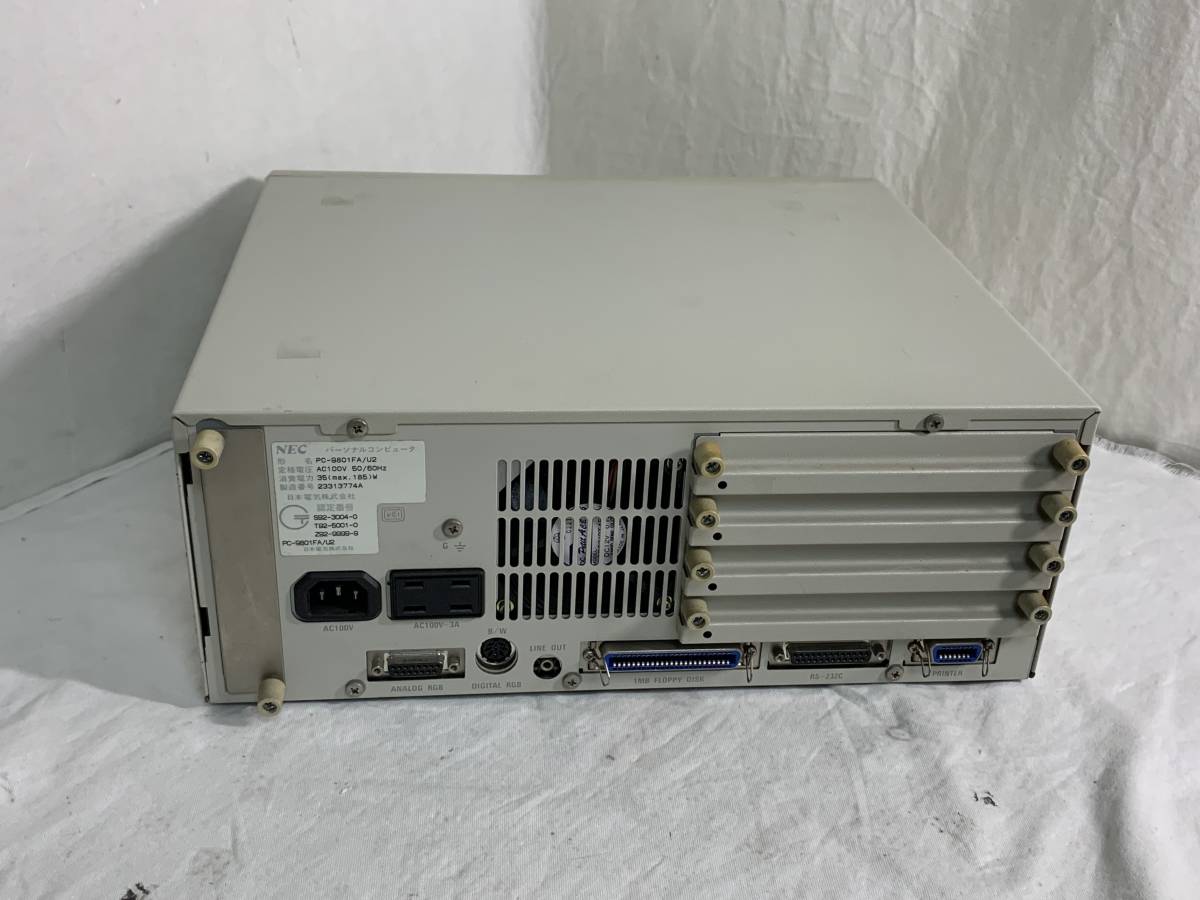 ☆ジャンク、一部動作未確認 ☆NEC PC-9801FA/U2 （98管理番号1） NEC