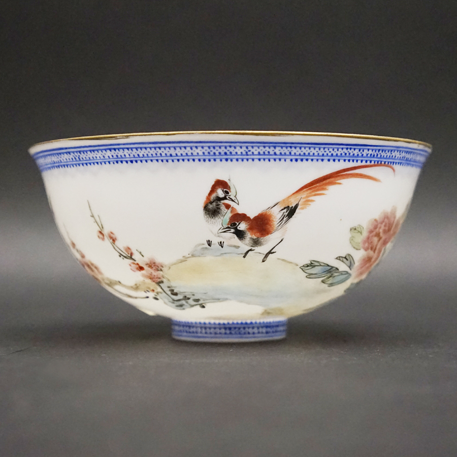中国美術 花瓶 中国古玩 | 唐物 色絵 中国景徳鎮銘 粉彩