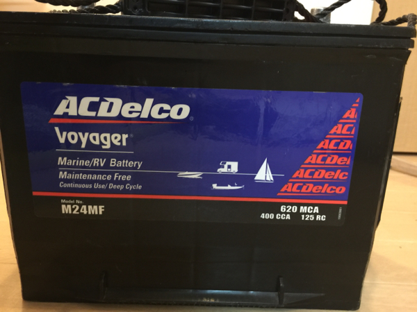 Voyger ボイジャー マリン バッテリー M24MF 程度 良 その②