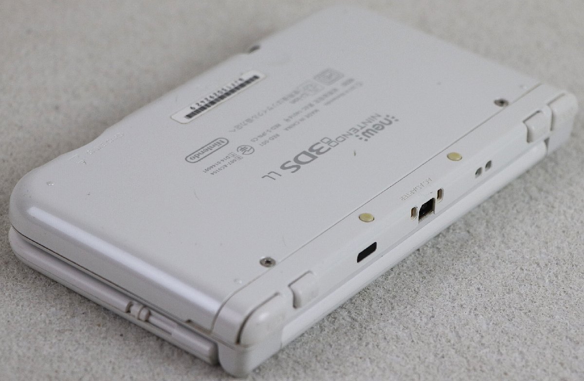 S◇ジャンク品◇ゲーム機 new NINTENDO 3DS LL RED-001 パールホワイト  