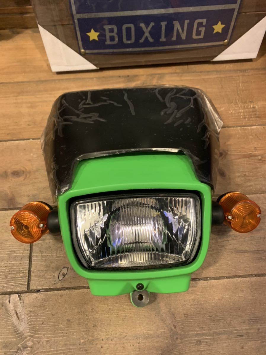 KAWASAKI LX250E KLX250純正品 アッパーカウル ヘッドライト フロント
