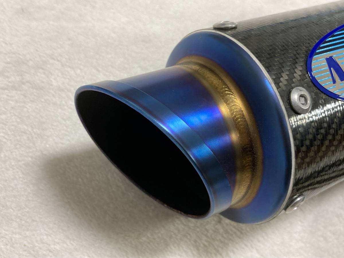 送料無料！超美品！マーヴェリック MAVERICK 汎用 Mv1 カーボン チタン 