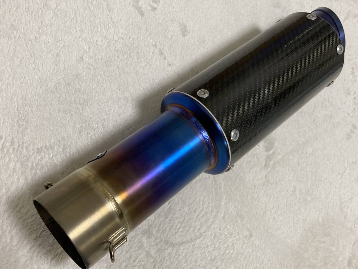 送料無料！超美品！マーヴェリック MAVERICK 汎用 Mv1 カーボン チタン 