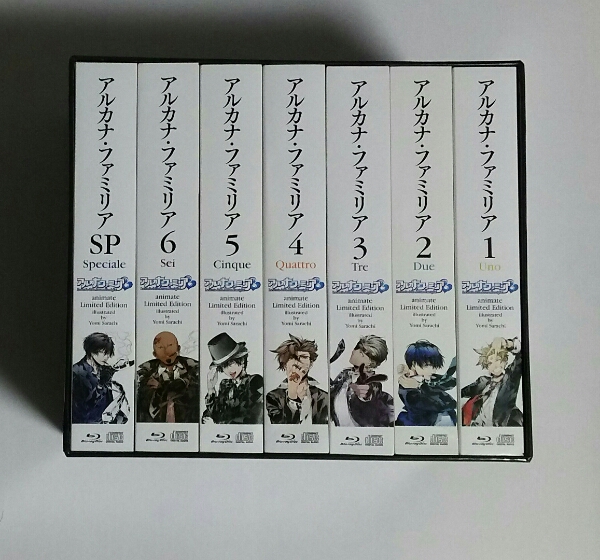 アルカナ・ファミリア Blu-ray アニメイト限定版 全7巻 収納箱付
