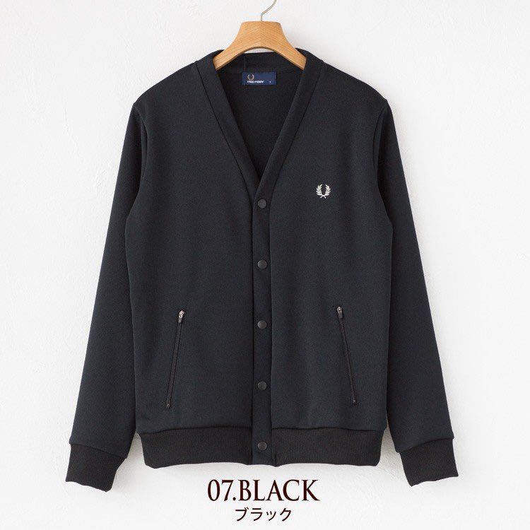 FRED PERRY フレッドペリー ジャージカーディガン JERSEY CARDIGAN 