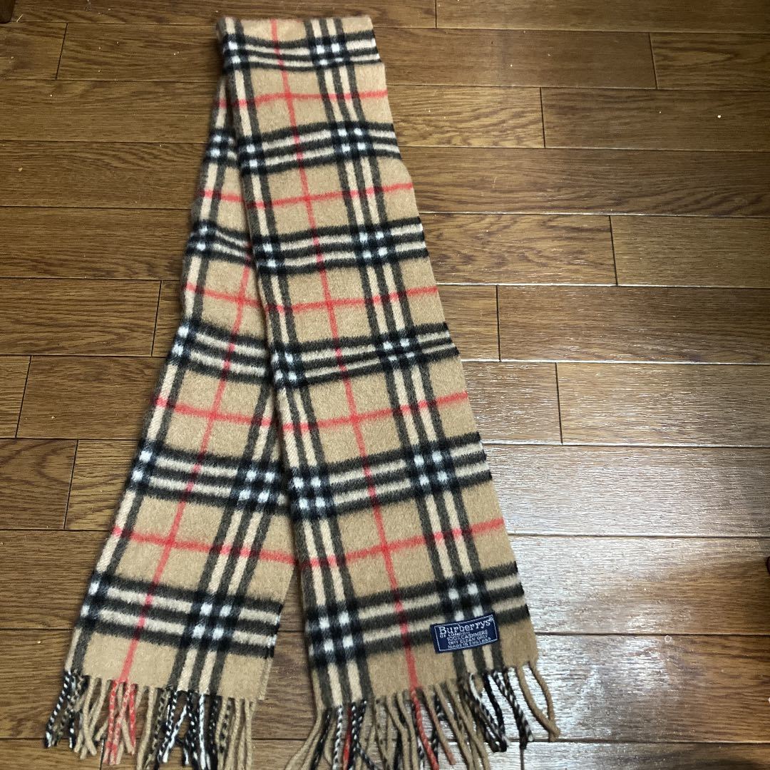 BURBERRY バーバリー チェック マフラー カシミヤ バーバリー BURBERRY