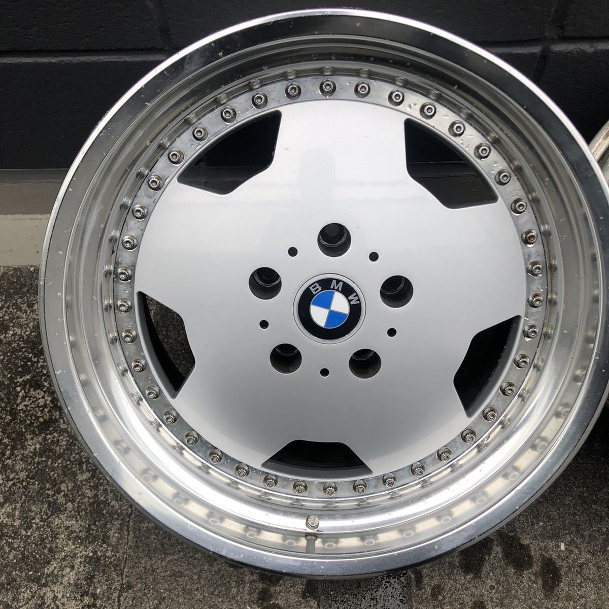1円スタート 17インチ 9J+20 BMW メーカー不明 pcd120 3ピース