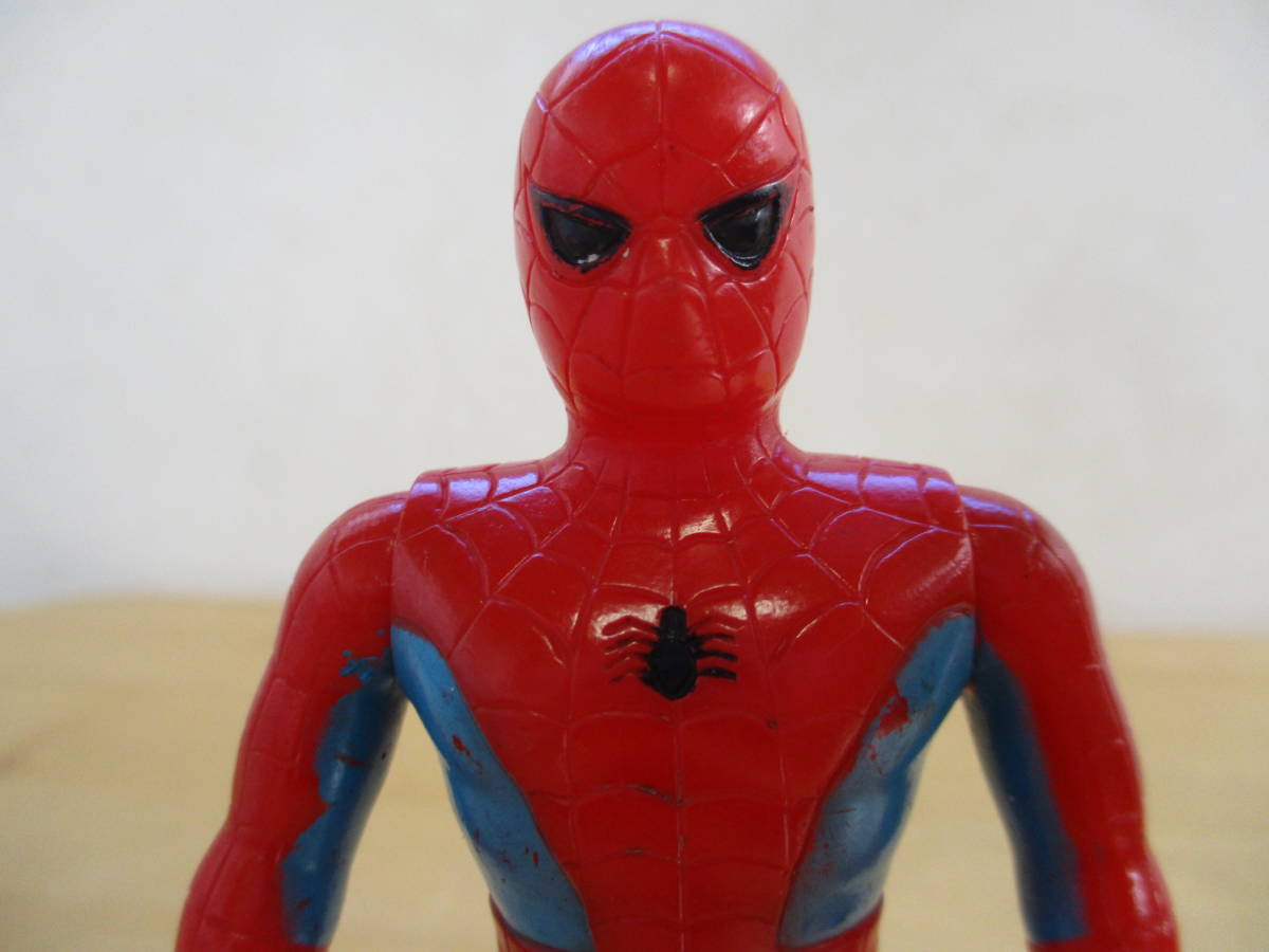 当時物 1978 東映 スパイダーマン ソフビ ポピー SPIDERMAN