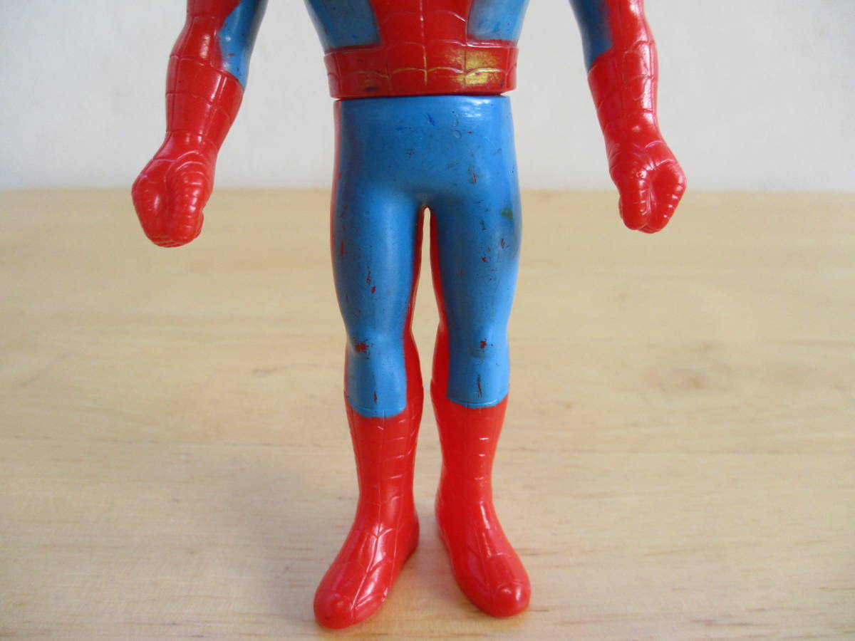 希少☆当時物 1978 ポピー スパイダーマン ソフビ 人形 昭和 レトロ 