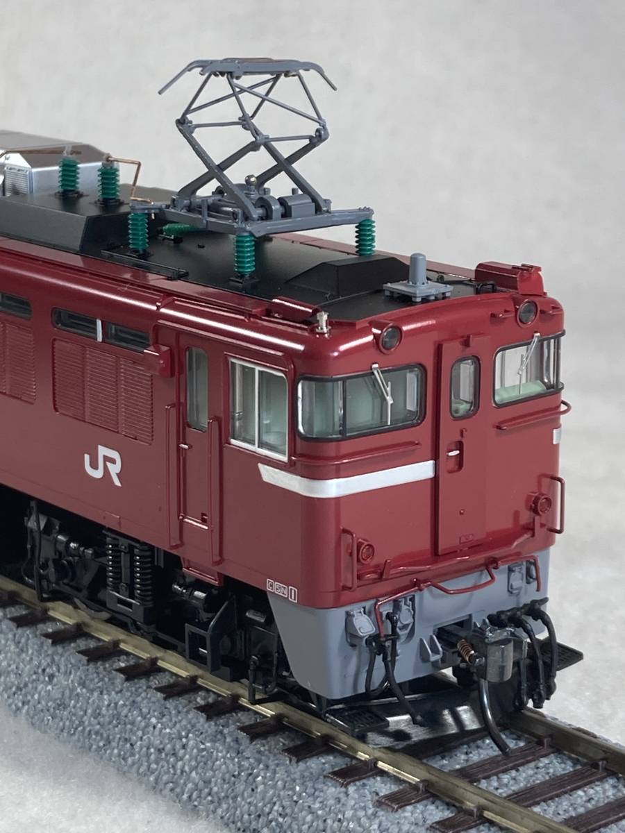 未使用品・ＴＯＭＩＸ・HO・ED79・プレステージモデル・函館側シングルアームパンタ・黒色Hゴム装備機(HO-197)