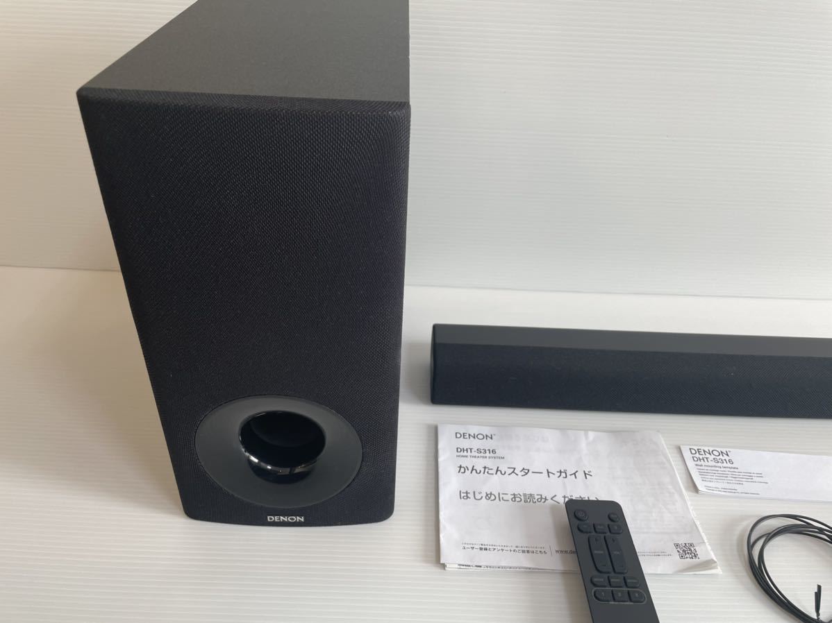 DENON デノン 2.1chホームシアターサウンドバーシステム DHT-S316