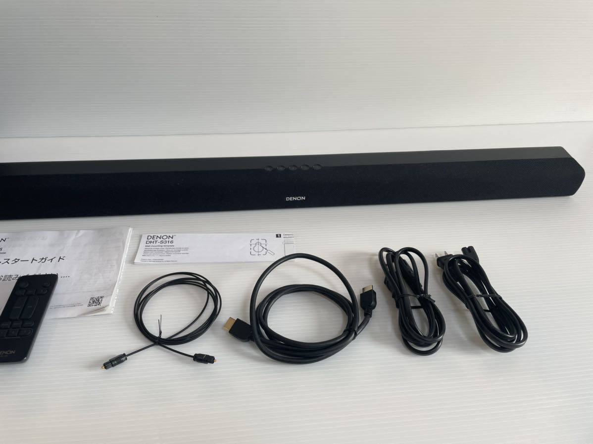DENON デノン 2.1chホームシアターサウンドバーシステム DHT-S316