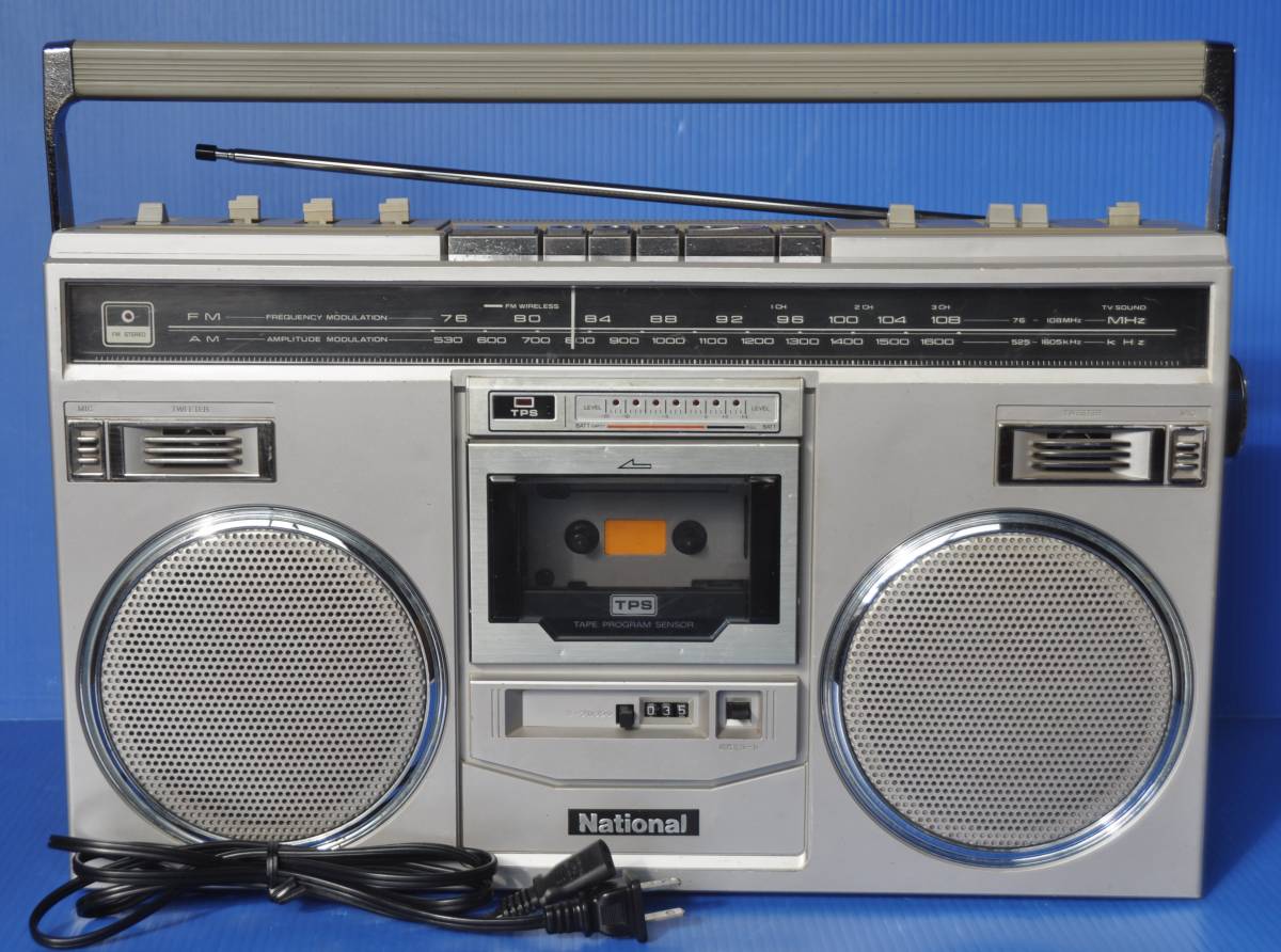 低価，豊富な 【動作品】National ナショナル ラジカセ RX-5100