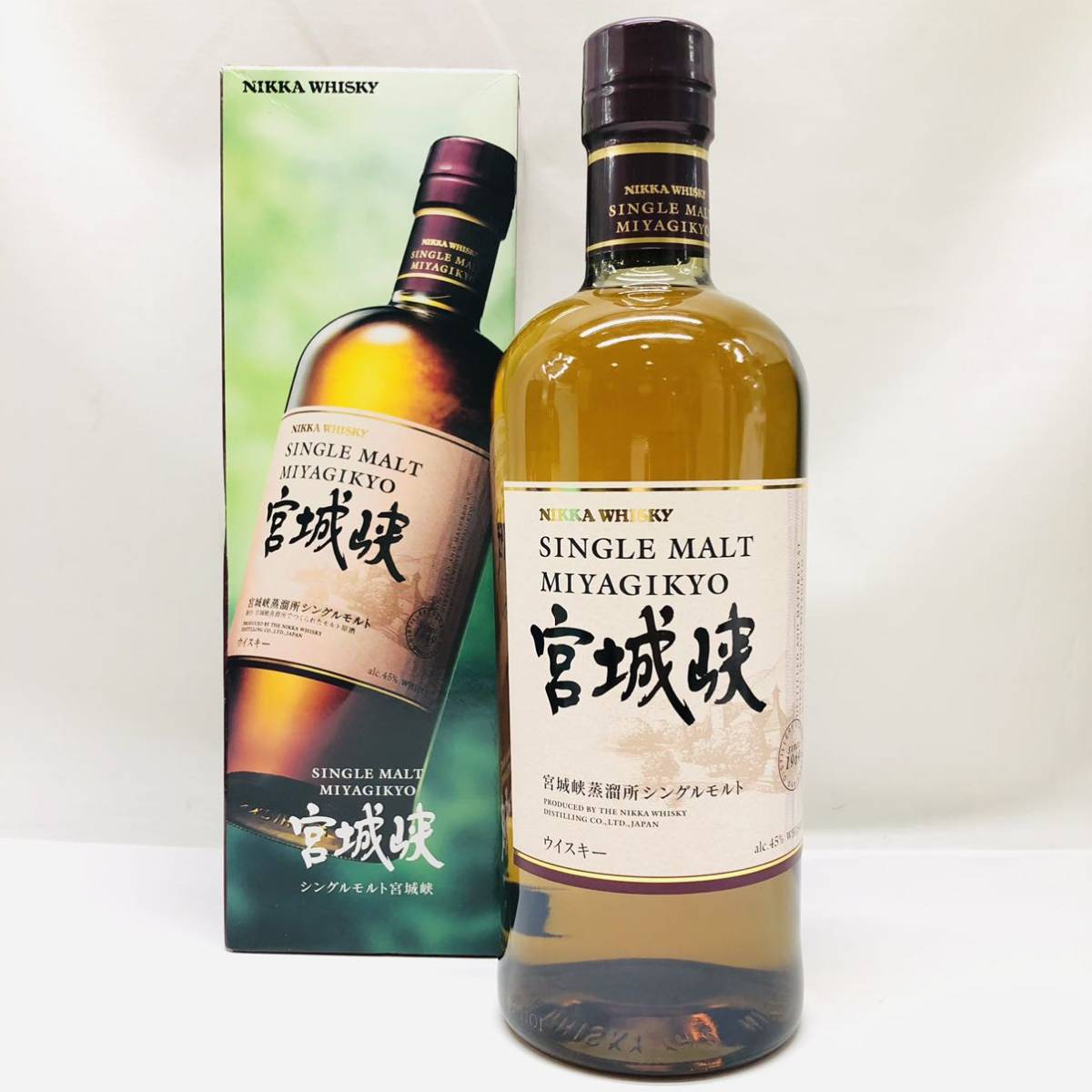 ■【未開栓】NIKKA ニッカ★宮城峡★余市★2本★度数45%★容量700ml★whiskey ウイスキー★セット★おまとめ★箱付き★国産★洋酒★DE0