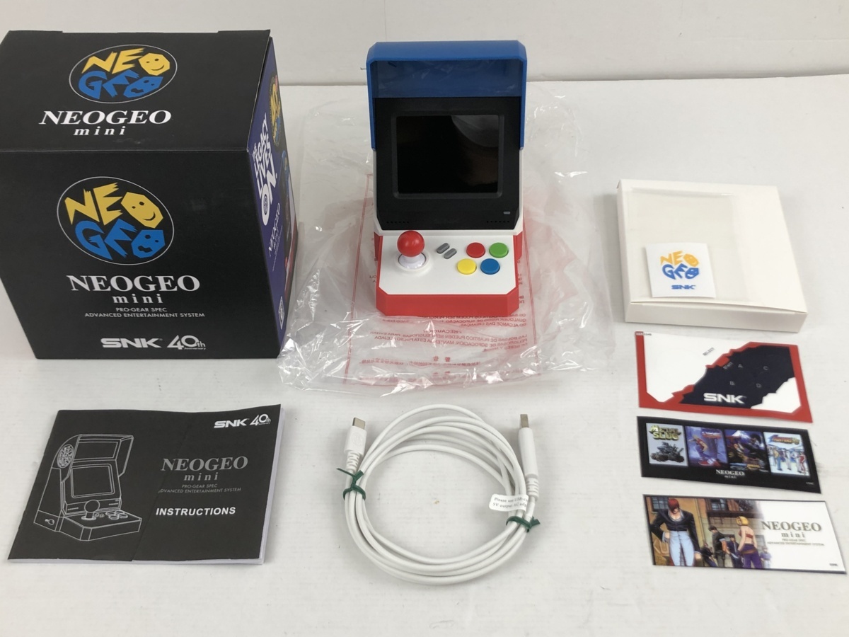 04y6573)【1円～】NEOGEO mini ネオジオミニ SNK 40th 中古品 NEOGEO
