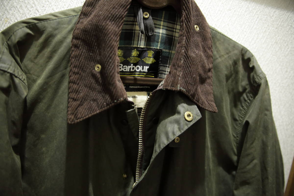 0 Barbour ボーダー バブアー 公式通販 セージ borderボーダー L グリーン 公式 ページ 新品Barbour Border Size リプ オイルドジャケット&frasl;40サイズ