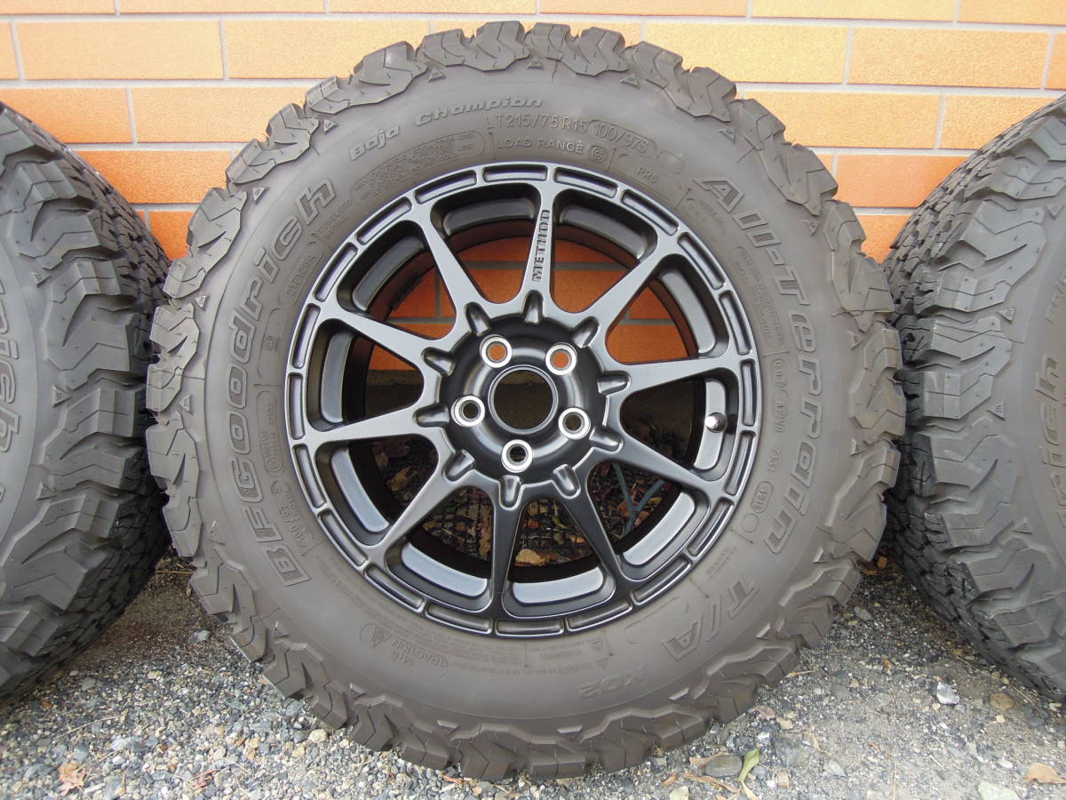 METHOD RACE MR501 15インチ PCD100 & BFグッドリッチ 215/75R15 4本