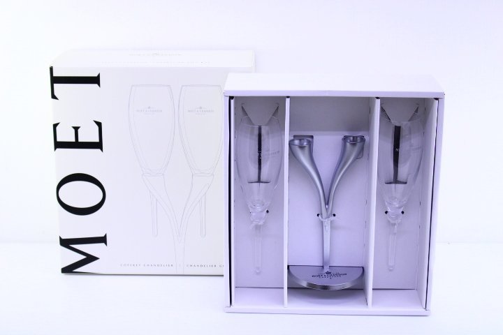 【限定SALE，高品質】 MOET モエシャンドン フリュートグラス ボンボーヌ ペアグラス 2客 10693298(シャンパングラス)｜売買されたオークション情報、yahooの商品情報をアーカイブ公開 - オークファン シャンパングラス