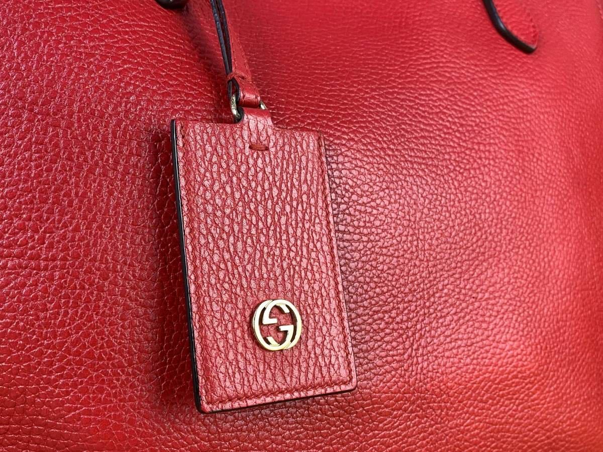 1061 GUCCI グッチ 1円☆美品☆ スウィングトート ラージ インター 