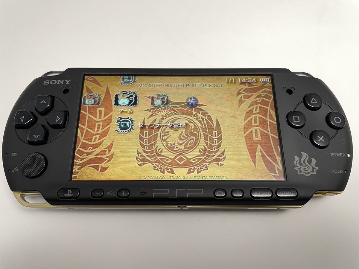 通電 起動確認済み ジャンク】PSP モンスターハンターポータブル 3rd 