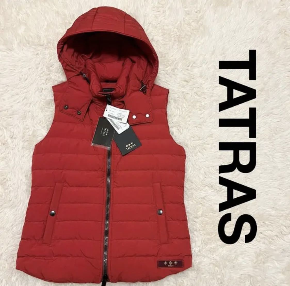 TATRASタトラス ダウン ベスト ワインレッド Sサイズ☆ TATRAS