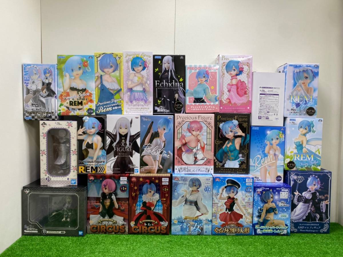 51 リゼロ フィギュア まとめ 一番くじ ぬーどる レム ラム エミリア
