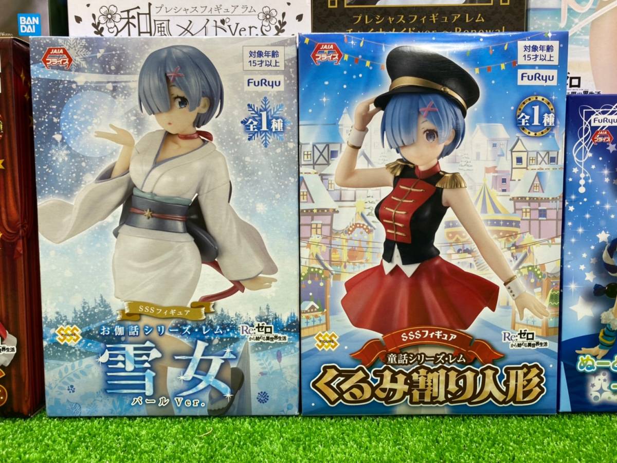 51 リゼロ フィギュア まとめ 一番くじ ぬーどる レム ラム エミリア
