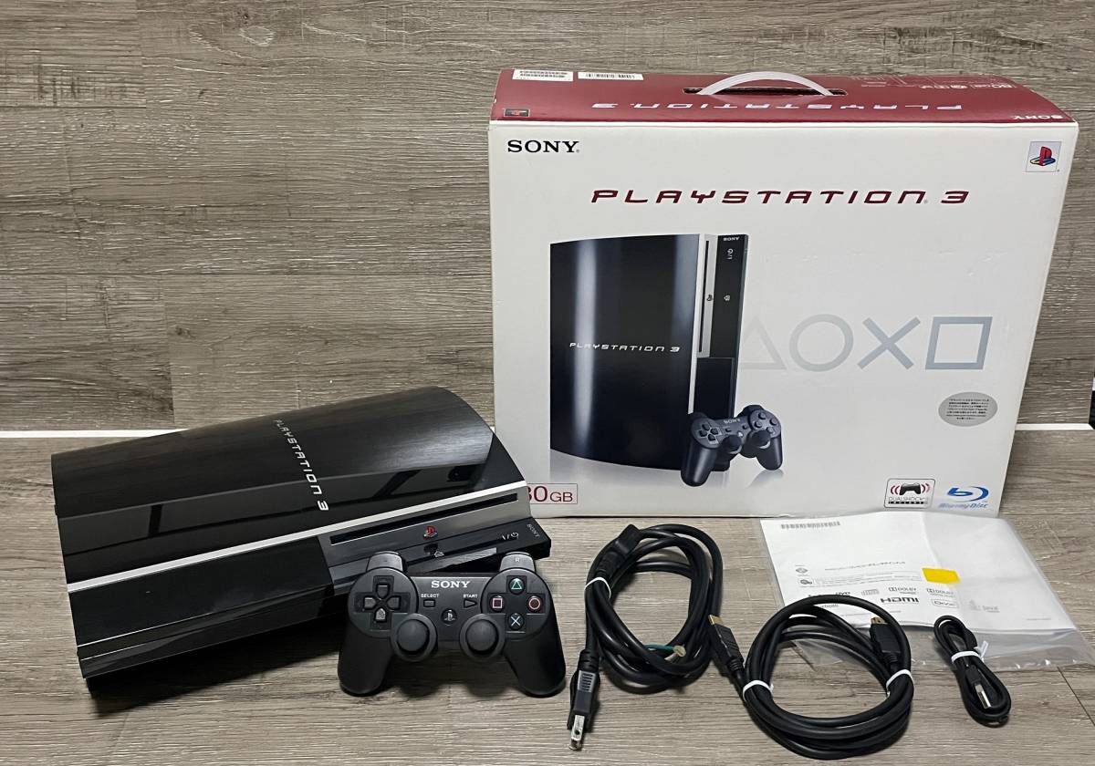 ☆ PS3 本体 ☆ プレイステーション3 CECHL00 80GB 動作品 状態良好