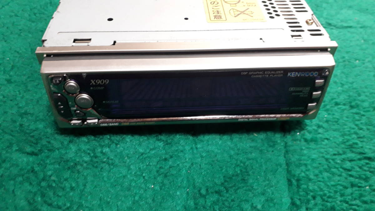 ケンウッド カセットデッキ グライコ 上級 当時物 旧車 KENWOOD オーディオ ケンウッド カセットデッキ X909
