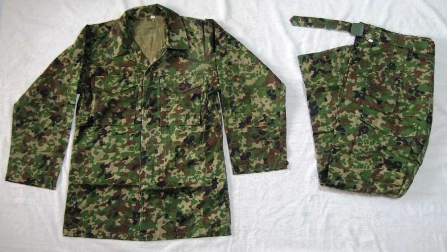 陸上自衛隊迷彩服2型ライトウエイトメッシュモデルPX品サイズ1A