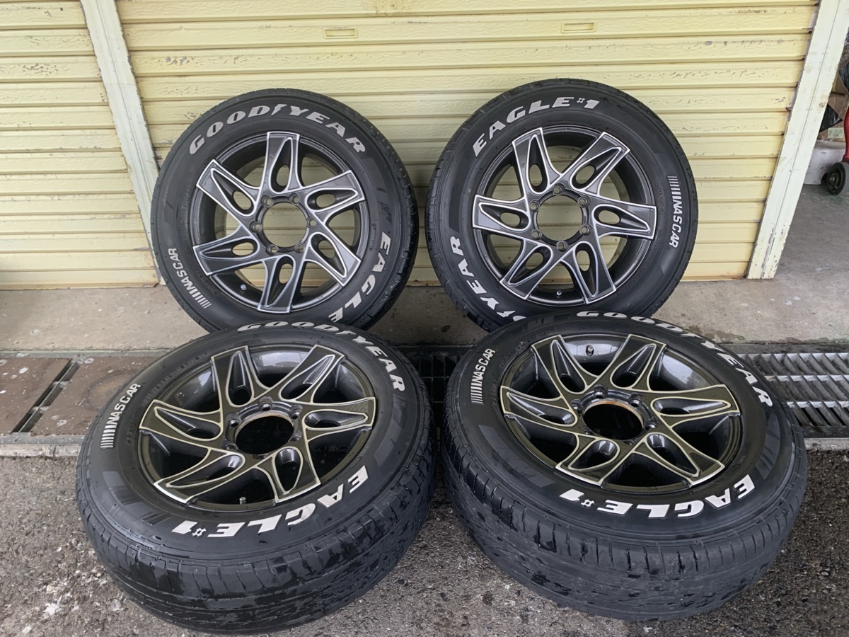 ガリ傷無し 200系 ハイエース用 RAYS DAYTONA デイトナ CX 16×7.0J +38