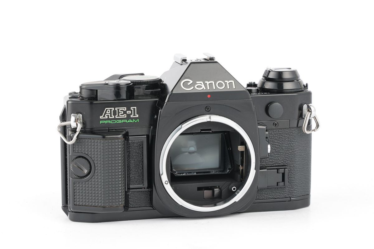 最新作，2025 06297cmrk Canon AE-1P PROGRAM + New FD 50mm F1.4 MF一眼レフ フイルムカメラ 標準レンズ