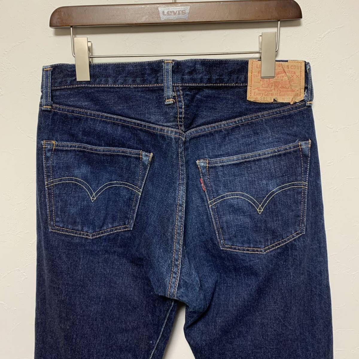 【日本製】Levi’s LVC 501XX 復刻 W36 濃紺 赤耳 濃紺 最高峰 501XX 1955 日本製 Levi's LVC 復刻 リーバイス 赤耳
