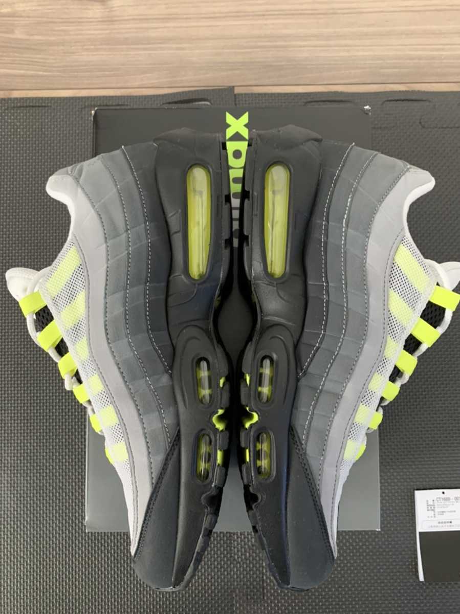 NIKE AIR MAX 95 OG NEON YELLOW 2020 ナイキ エアマックス ネオン イエローグラデ 復刻 CT1689-001 US10,5 28,5cm