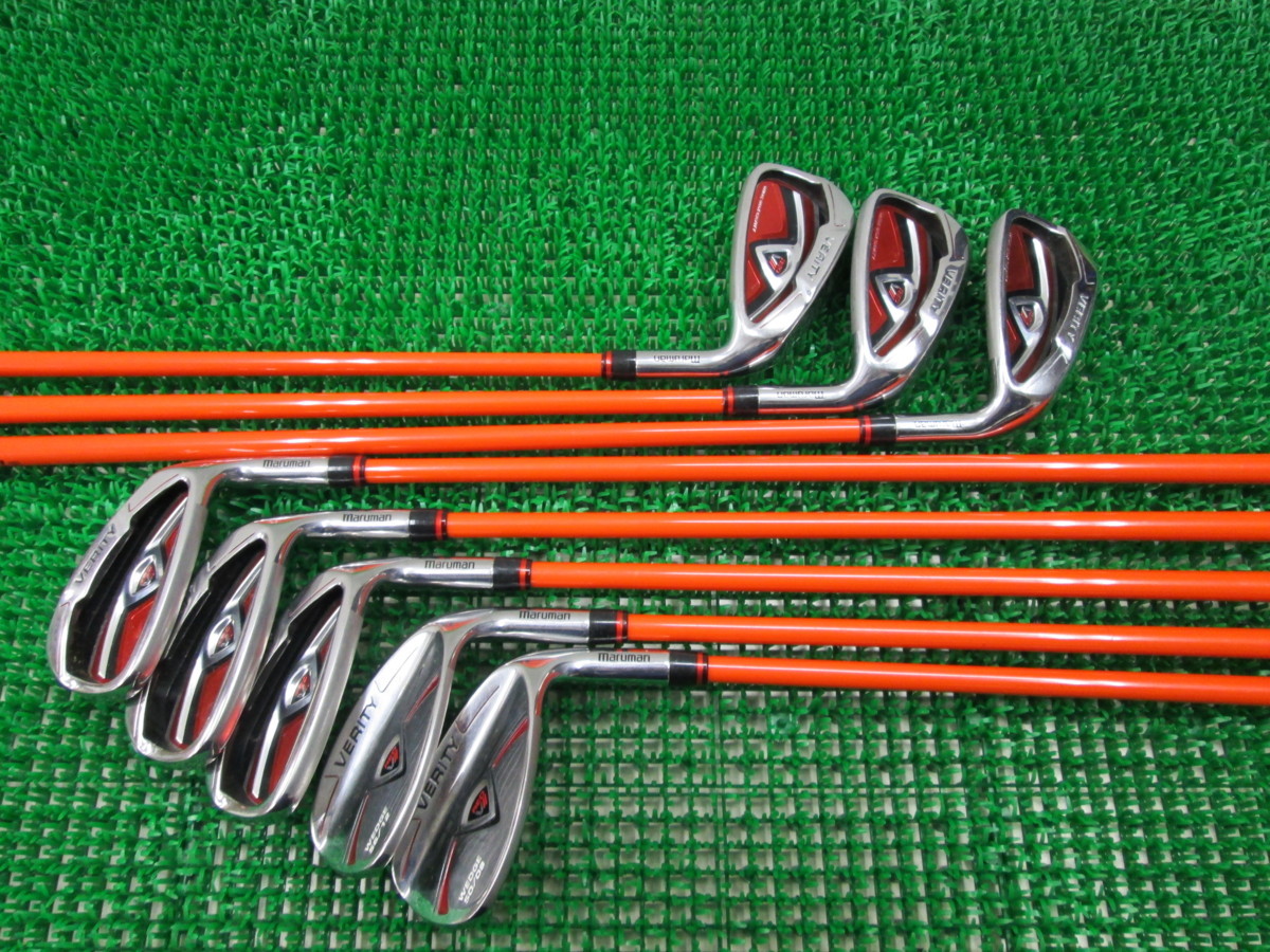 ☆中古品☆アイアンセット マルマン VERITY RED 8本セット フレックス