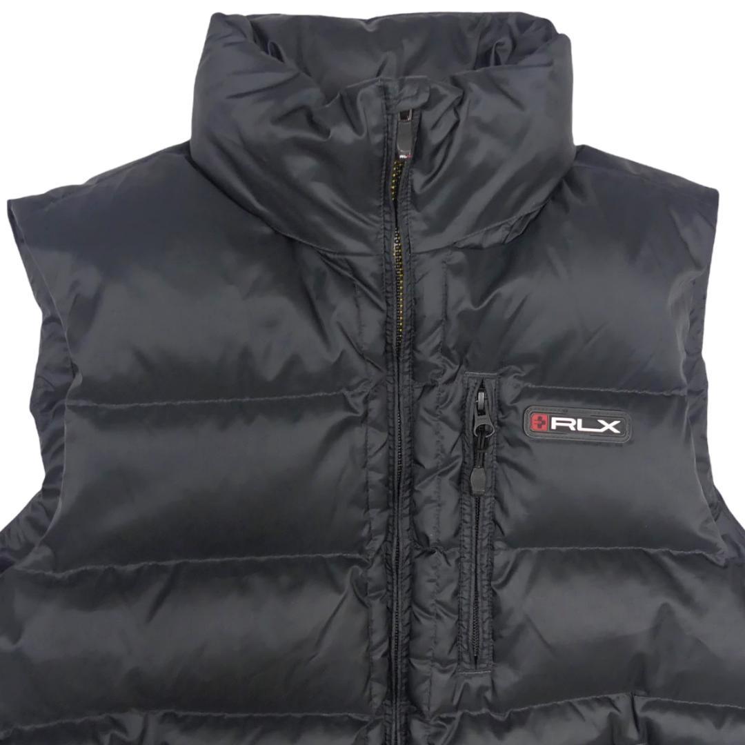 即決☆RLX RALPH LAUREN☆メンズS ダウンベスト ラルフローレン 黒