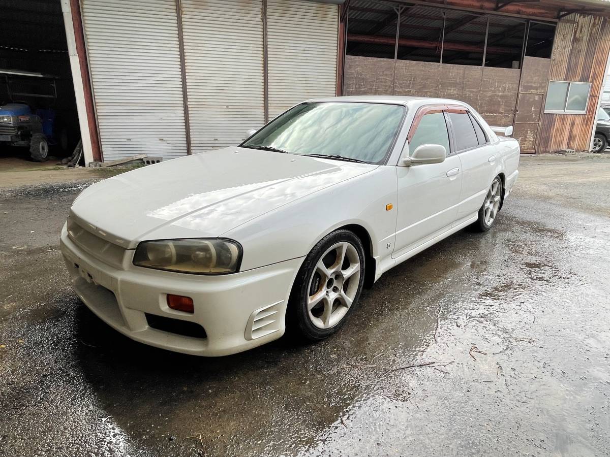 訳あり車両 日産 スカイライン Er34 ターボ At 書類あり 水没車両 部品取り レストアベースに スカイライン 売買されたオークション情報 Yahooの商品情報をアーカイブ公開 オークファン Aucfan Com