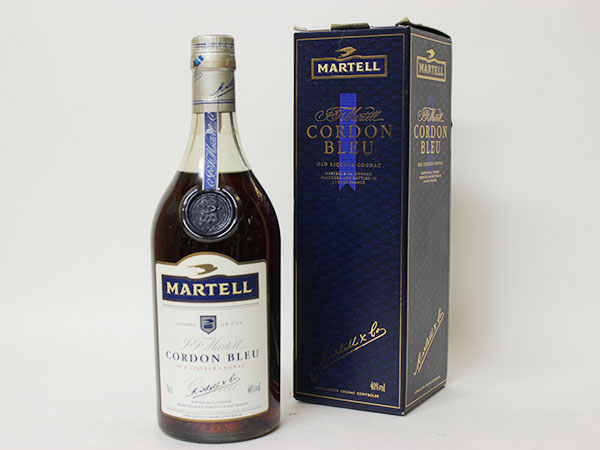 古酒　MARTELL Cordon Bleu リキュールブランデー　未開封 1円～/古酒☆マーテル(MARTELL) コルドンブルー☆旧ボトル＊箱付 古酒