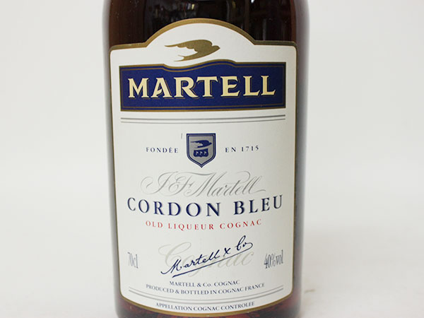 1円～/古酒☆マーテル(MARTELL) コルドンブルー☆旧ボトル＊箱付 古酒
