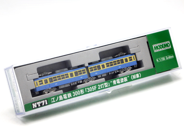 1円～☆質流れ☆MODEMO 江ノ島電鉄 300形 305F 2灯型 青電塗装 NT71 N