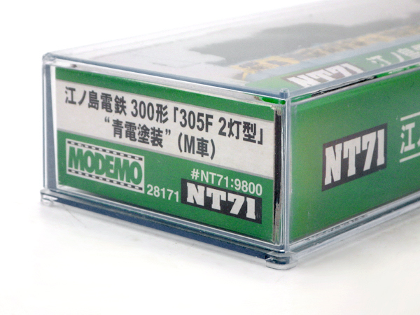 1円～☆質流れ☆MODEMO 江ノ島電鉄 300形 305F 2灯型 青電塗装 NT71 N