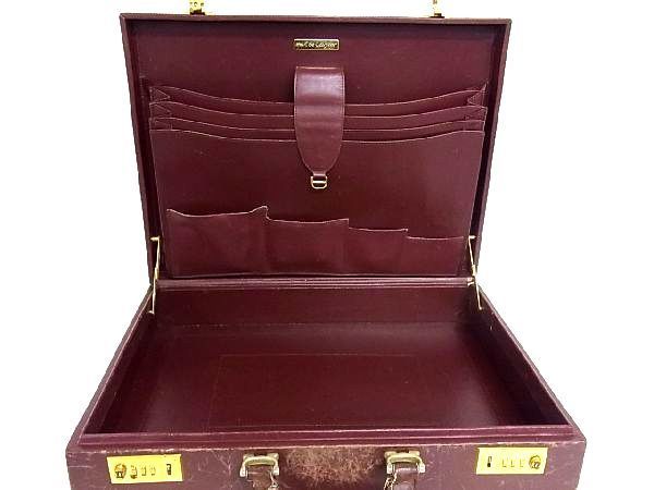 1円 Cartier カルティエ マストライン レザー G金具 ダイヤルロック