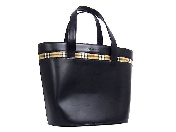 新作入荷，本物保証 1円 BURBERRY バーバリー レザー シルバー金具 