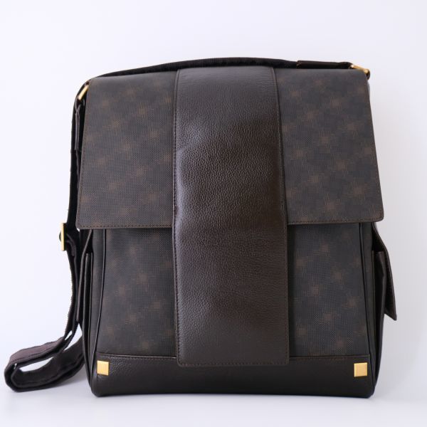 1円～ 美品 dunhill ダンヒル D8 ディーエイト ショルダーバッグ  