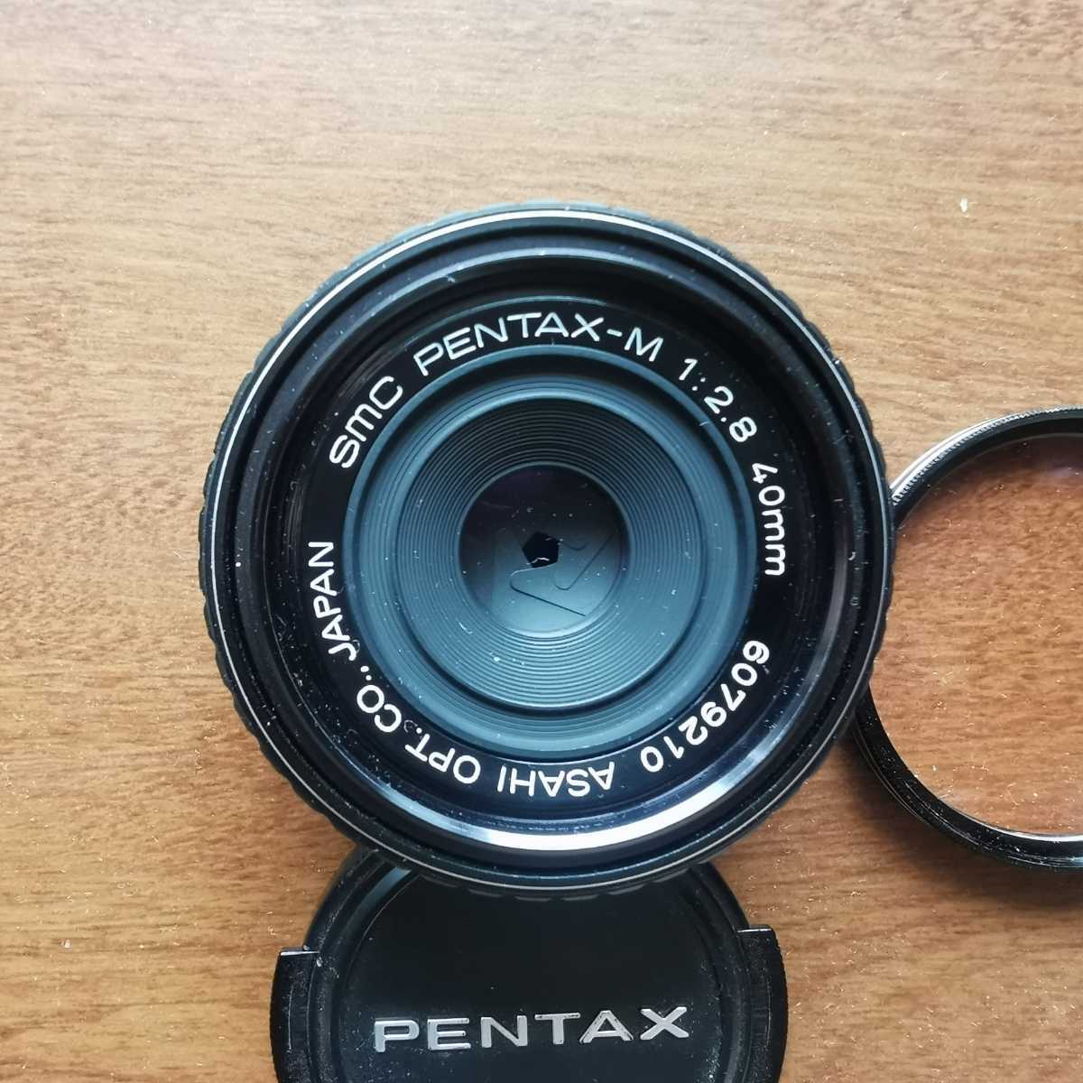smc PENTAX-M 40mm F2.8 薄型パンケーキレンズ smc PENTAX-M 40mm f2.8 ペンタックス パンケーキレンズ 40mm SMC smc
