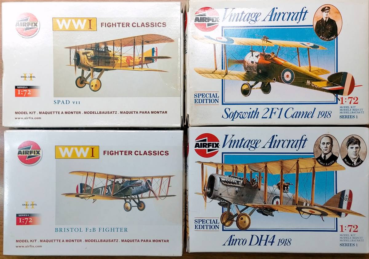 古いエアフィックス 1 72 4機まとめて 複葉機 軍用機 売買されたオークション情報 Yahooの商品情報をアーカイブ公開 オークファン Aucfan Com